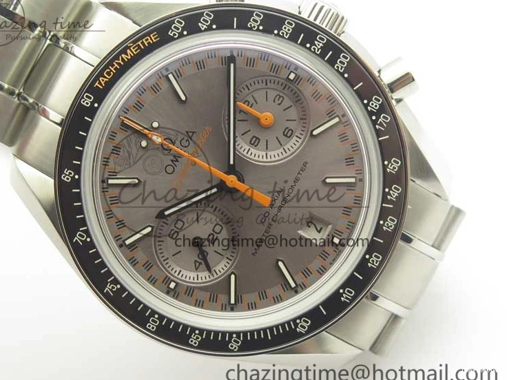 0328 Speedmaster Moonwatch OMF 1:1 Best Edition Gray Dial on SS Bracelet A TravelReady 8042